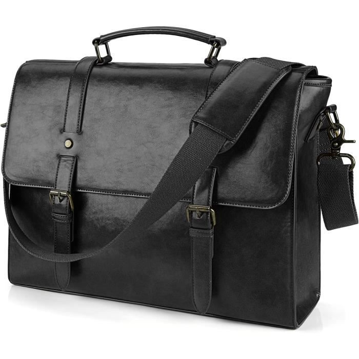 Sacoche Ordinateur Portable 15 6 Pouces Cuir Pu Sac Main