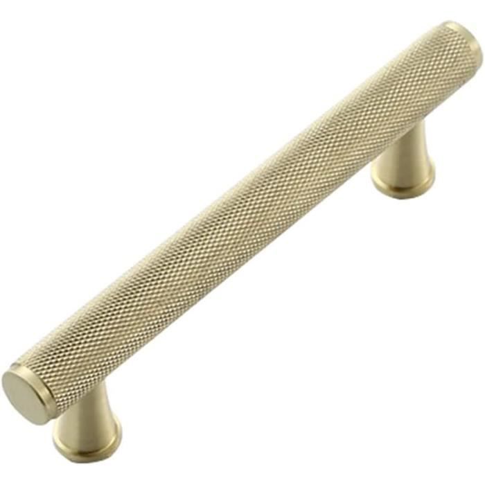 2 Poignées De Cuisine Droites 15cm Laiton Brossé - Brico Dépôt