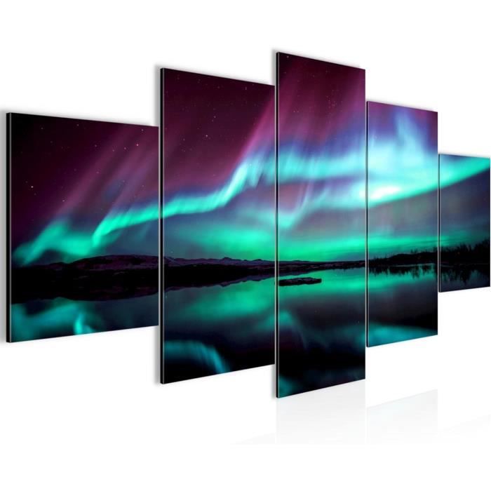 Panneau Acoustique Mural B&D XXL - 225x112.5cm, 5 Parties, Isolation Phonique Et Décoration Abstraite - 10