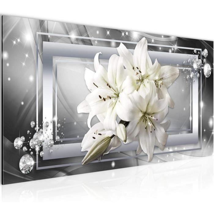 Tableau En Verre Ou Acrylique 'Fleur De Lotus Scintillante' DEQORI - Décoration Murale Moderne 3D - Neuf, Fabriqué En Allemagne