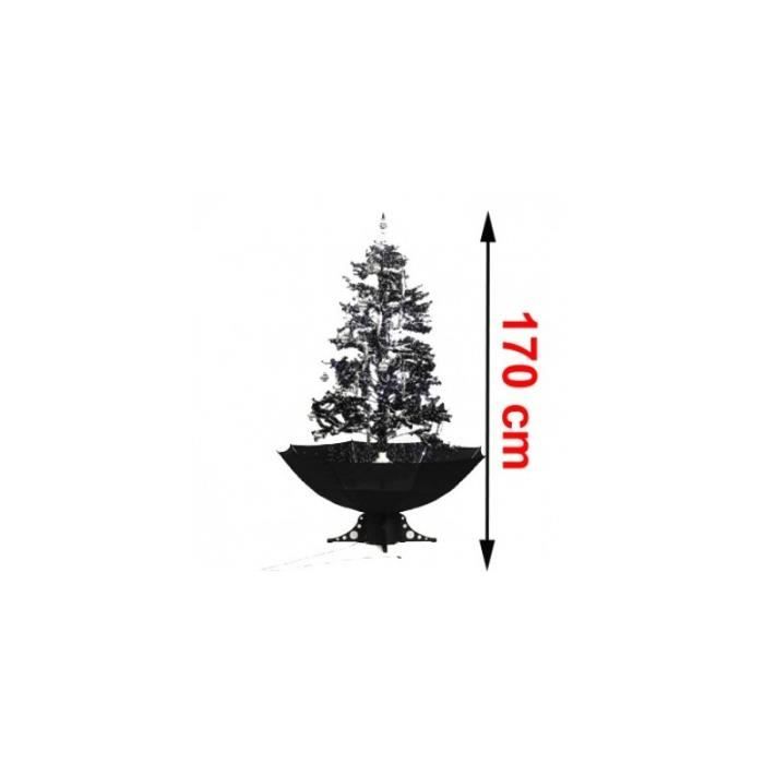 Sapin de Noel 170 cm avec neige tombante - Achat / Vente sapin - arbre