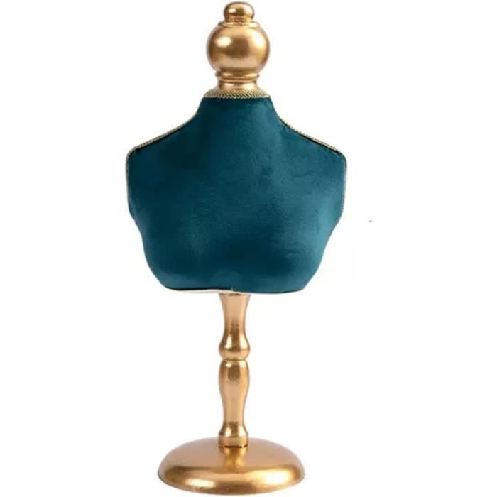 Porte Bijoux Vintage Mannequin Buste Bijoux Collier Bracelet Présentoir