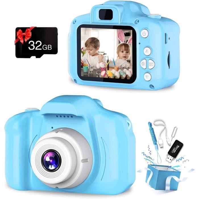 Appareil Photo Instantané Enfants - 12MP, Écran IPS 2,4", Cadeau Créatif Avec Papier Et Crayons