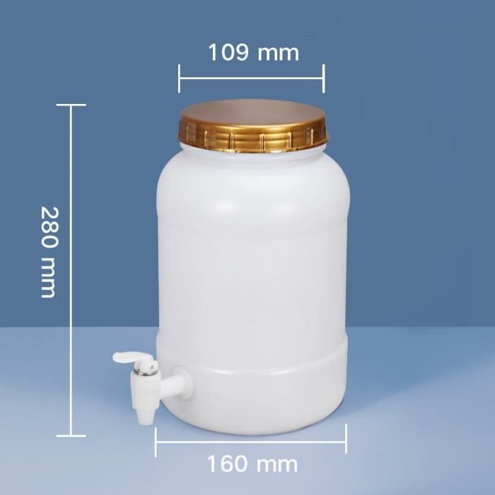 Seau Plastique Alimentaire Avec Couvercle 11,5 L - Seaux de Qualité  Professionnelle - La Toque d'Or