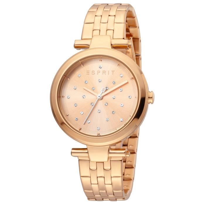 Montre Femme Esprit Rose Gold ES1L167M0095 Quartz Doré