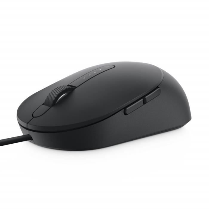 Souris filaire laser DELL MS3220 - 5 boutons - USB 2.0 - Noir
