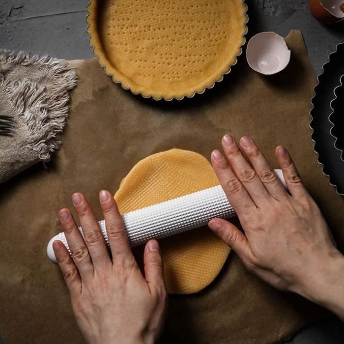 VGEBY Rouleau à Pizza De Cuisson Rouleau à Pâtisserie En Bois Rouleau