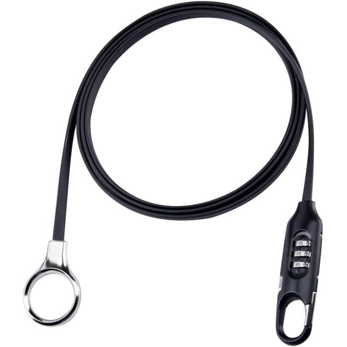 Câble Antivol Ajustable - Antivol Vélo - Câble De Cadenas À Code - Chaînes Antivol  Moto - Mini Antivol Portable - Cdiscount Sport