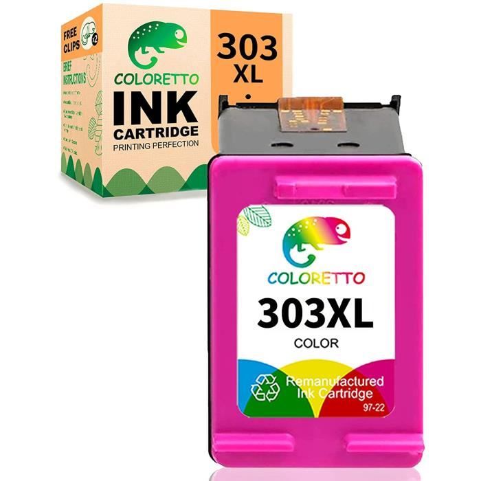 Cartouche tri-couleur remanufacturée pour imprimante HP / HP301 XL