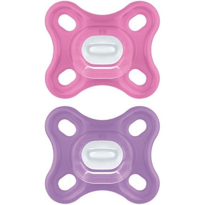 Sucettes Bébés Comfort 0+ Mois En Silicone Mam Le Lot De 2 Sucettes - vue 5