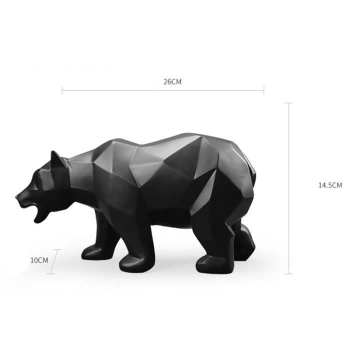 Statue deco,Statue d'ours en résine, Sculpture, décoration de maison