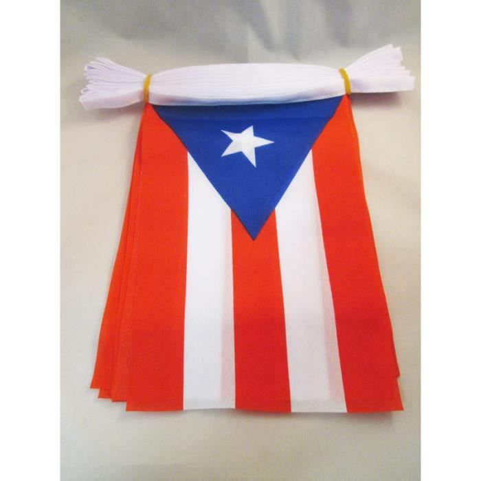 Lot De 3 Drapeaux Porto Rico G128 - 3x5 Pieds - Polyester - Bleu Clair - RP
