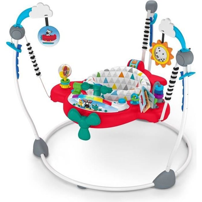 Sauteur avec jeux interactifs - BABY EINSTEIN - Ocean Explorers Airplane Adventure 2 en 1 - Avec lum