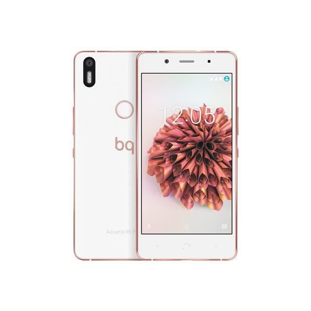 Smartphone - BQ C000208 - bq smartphone Aquaris X5 Plus 4G (16+2GB) white/rose gold