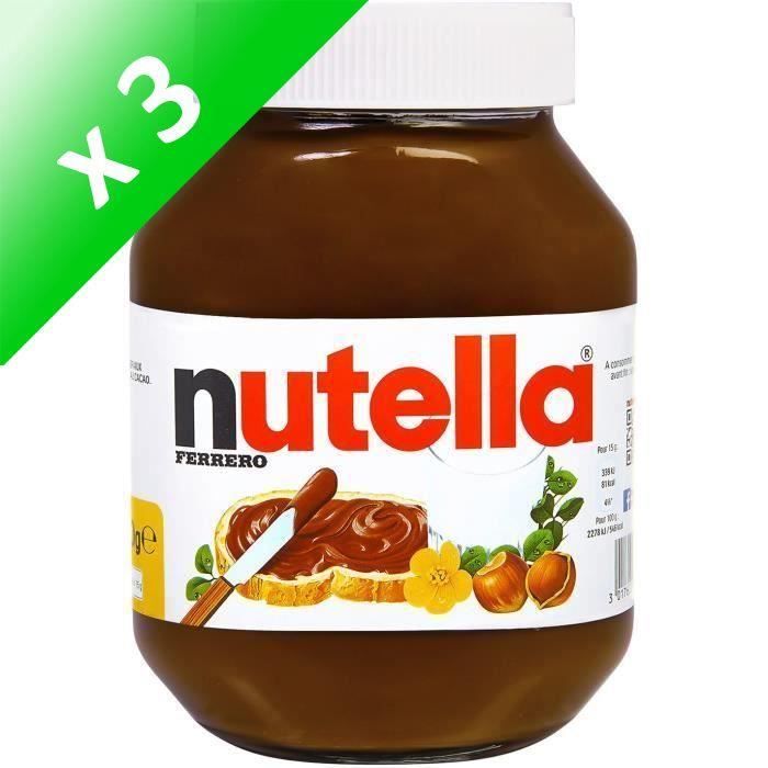 Lot De 3 Ferrero Nutella Pot De 1 Kg Cdiscount Au Quotidien