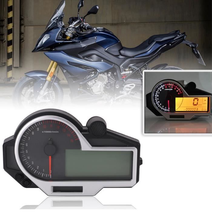 Tachymètre Universel 52mm 7 Couleurs 0-10000 Tr/min - Compteur De Régime Moto Voiture
