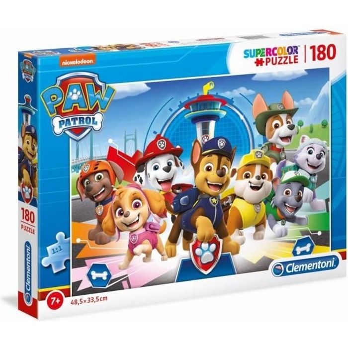 Clementoni - Puzzle - PatPatrouille - 180 pièces - Pour Enfant de 7 ans et plus - Fabriqué en Italie