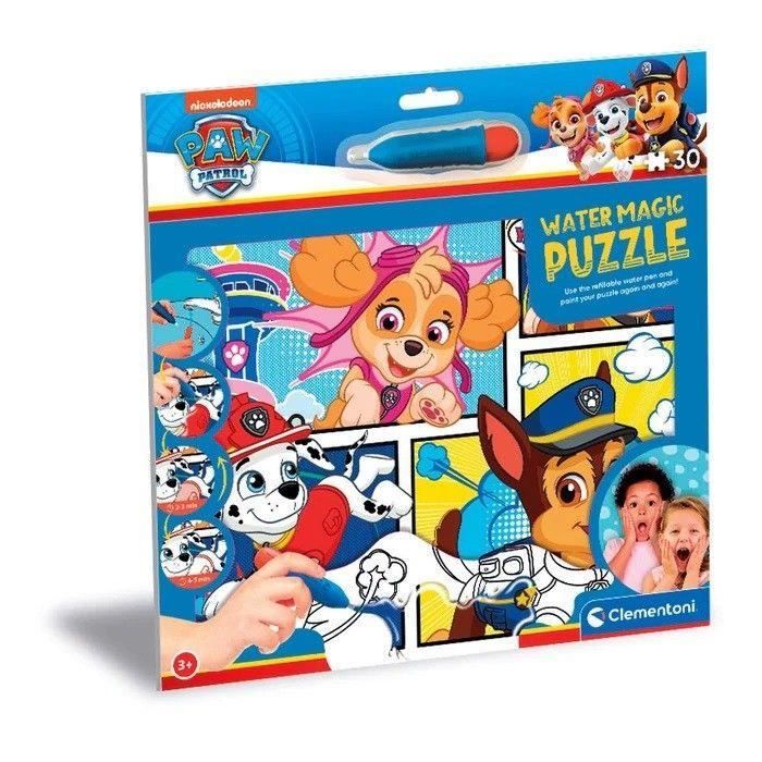 Puzzle Pat Patrouille Water Magic - Clementoni - 30 pièces - Pour Enfants dès 3 ans