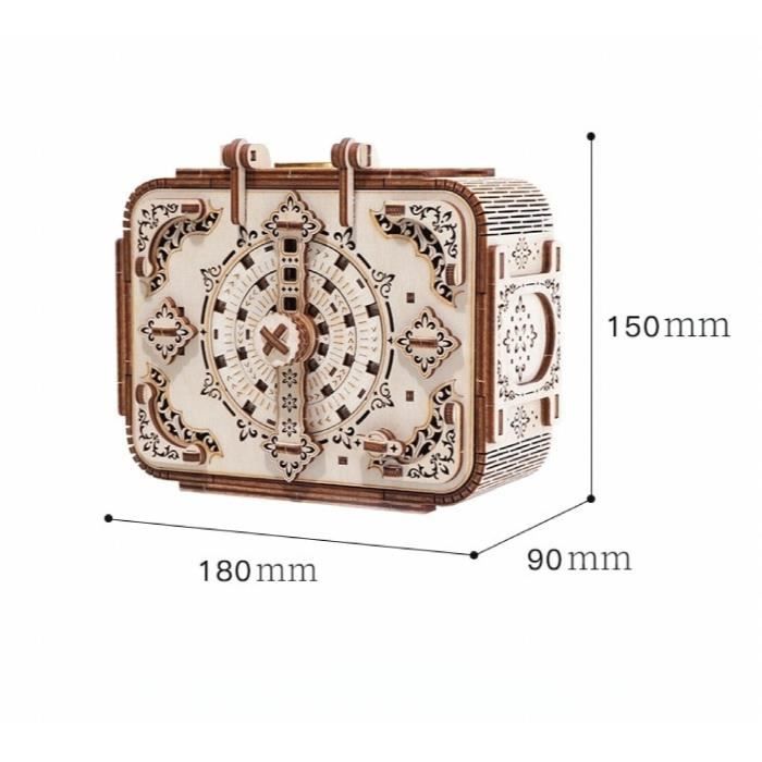 Boîte De Rangement Secret En Forme De Lampe Torche - Cache Pour Argent, Bijoux, Clés - 8x2,3x2,3 Cm - Rouge - Idéal Voyage, Maison - 11
