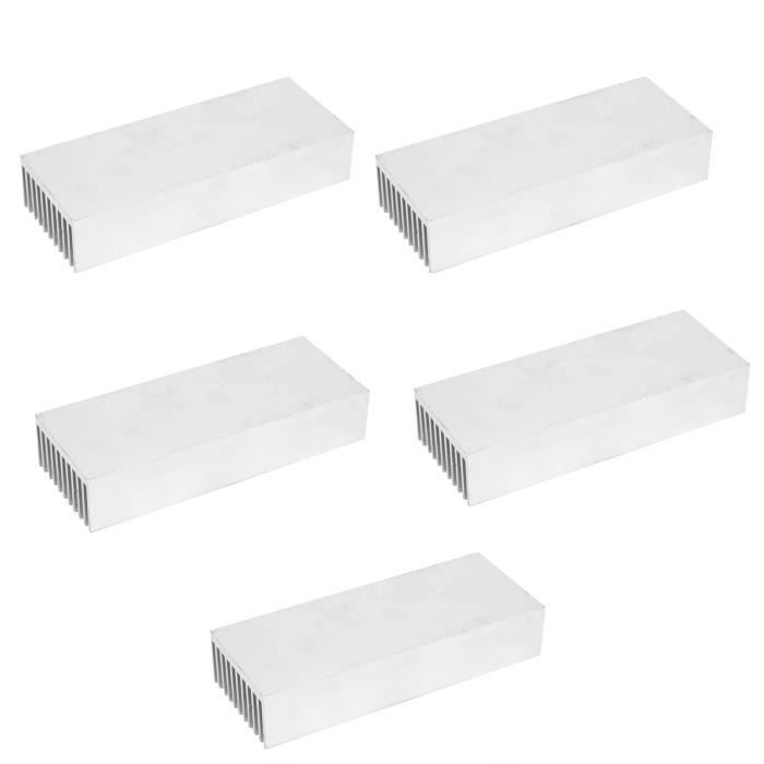 Dissipateur Thermique Aluminium 100x100x18mm - Refroidissement Électronique - Occasion