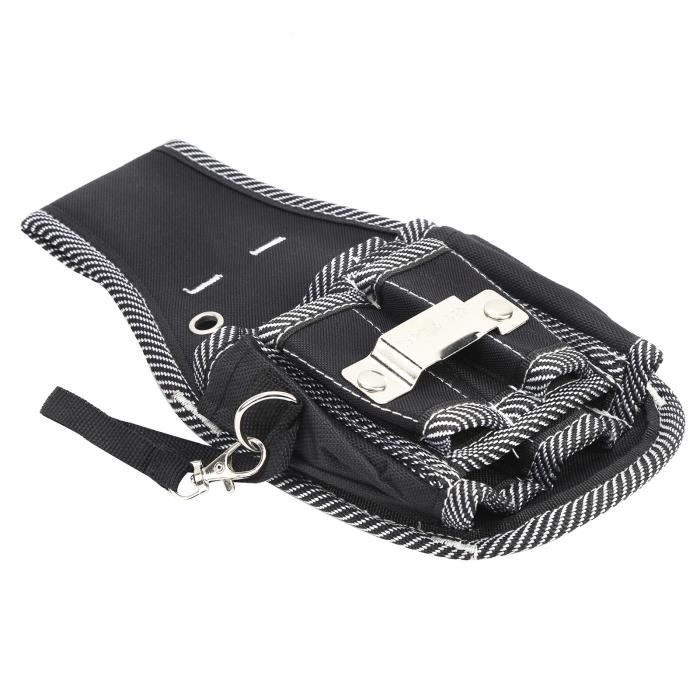 ZJchao Pochette à Outils Multifonctionnelle Pour électricien, Petite Pochette Professionnelle Pour électricien, Technicien, Ceinture De Rangement Pour électricien, Charpentier, Construction