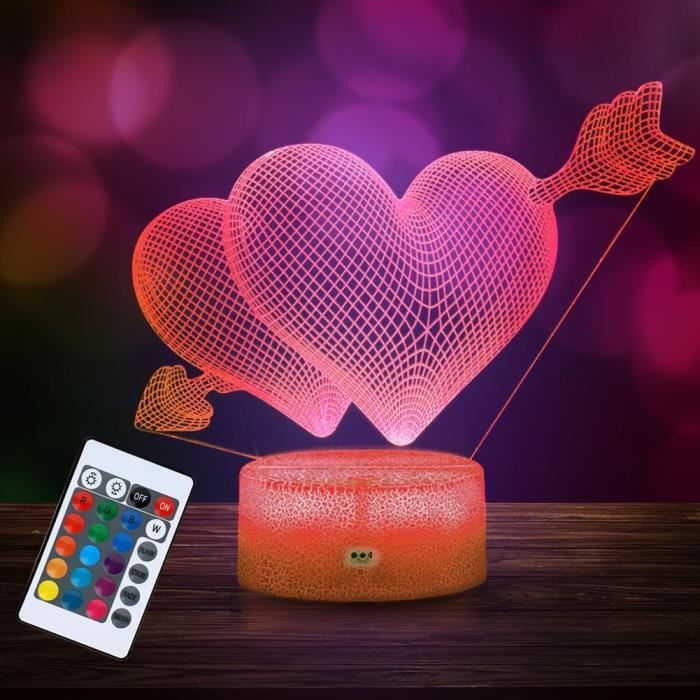 Veilleuse 3D Harry James Potter - 16 Couleurs Changeantes