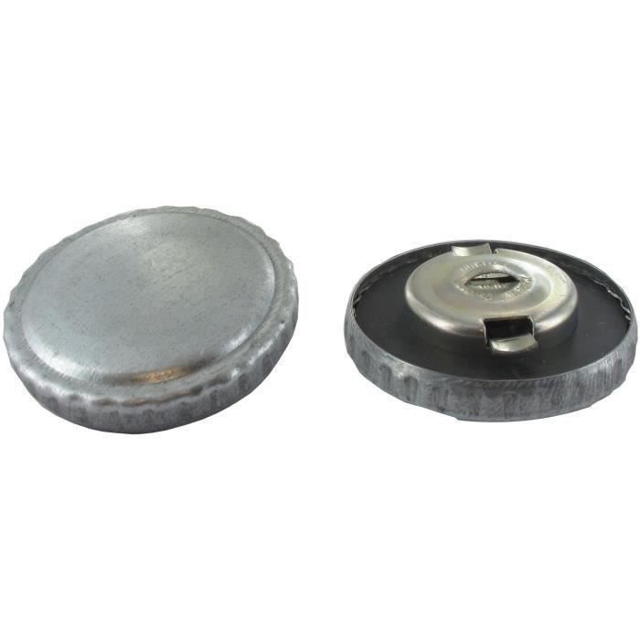 Bouchon à essence avec inscription Diesel universel en métal avec aération et ventilation à fermetur