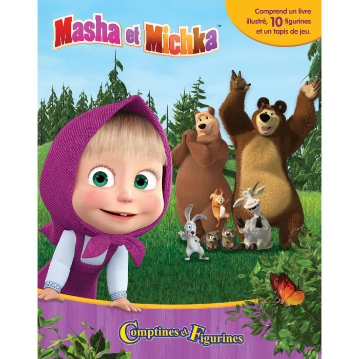 Masha Et Michka Comptines Et Figurines Cdiscount Librairie Masha Et Michka Comptines Et Figurines Cdiscount Librairie