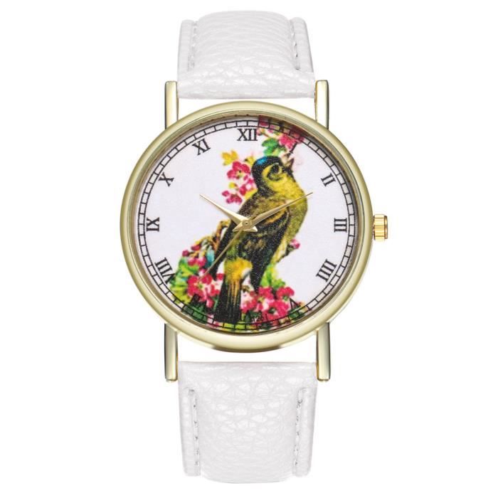 Montre Femme AQUASWISS Majestic - Cadran Rose, Bracelet Blanc - Quartz - Neuf Avec étiquette