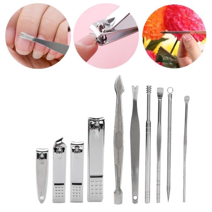 Plateau Inox Avec Couvercle Pour Instruments - Manucure, Dentaire, Rangement Facile à Nettoyer