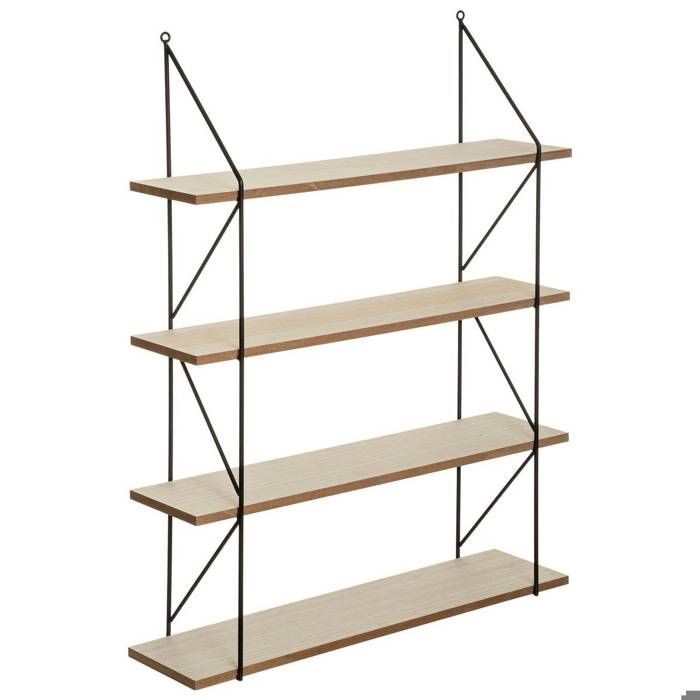 Étagère murale Iris bois et métal 60x80cm - Atmosphera createur dinterieur