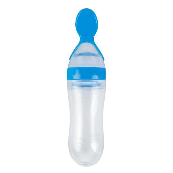 L Allaitement Au Biberon Avec Une Cuillere Riz Squeeze Silicone Bouteille D Alimentation De Cereales Cuillere Aliments Pour Bebes D Cdiscount Puericulture Eveil Bebe