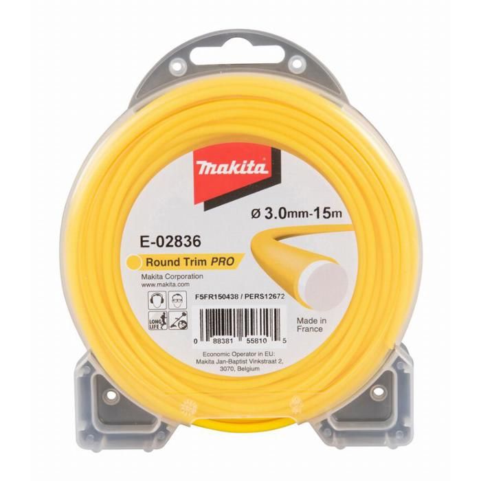 Bobine fil rond Ø3 mm x 15 MAKITA pour débroussailleuses E 02836 - vue 2