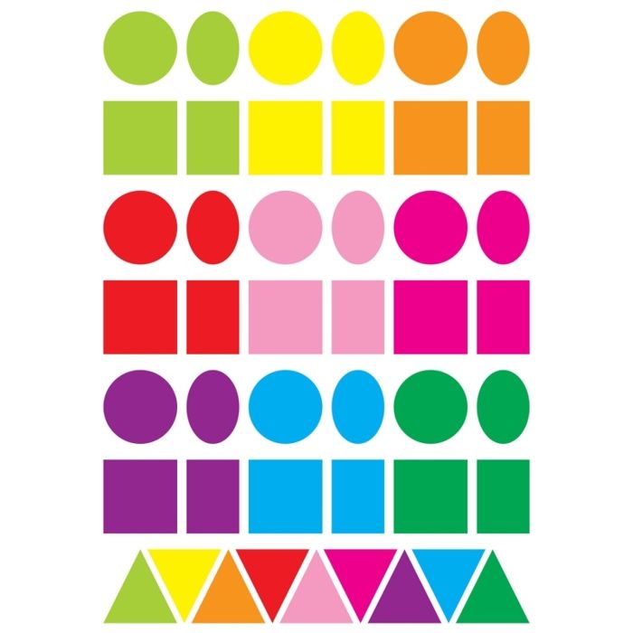 Scrapbooking Papierkunst Gommettes Formes Geometriques 15mm X 112 Apli Agipa Luxclusif Com