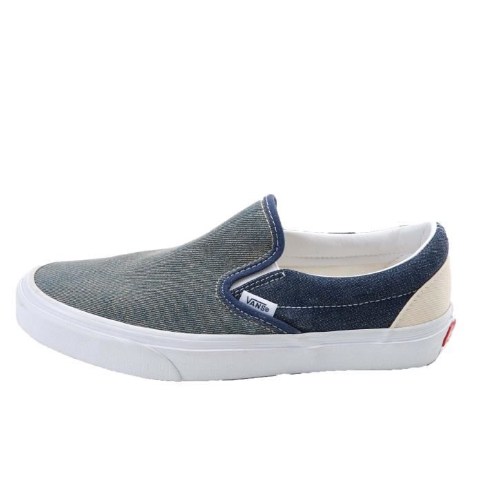 basket classic slip on denim