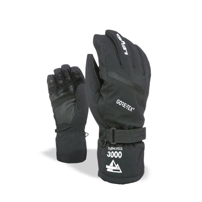 Gants De Ski Snow Level Evolution Gore tex Noir Cdiscount Sport
