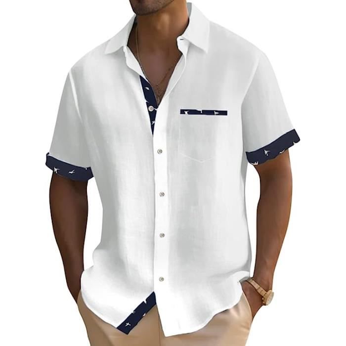 Chemise homme manche courte avec poche online