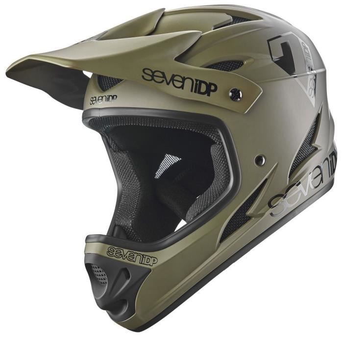 Casque VTT enfant Seven M1 vert army YM 48 50 cm SEVEN Garantie 2 ans Homme Cdiscount Sport