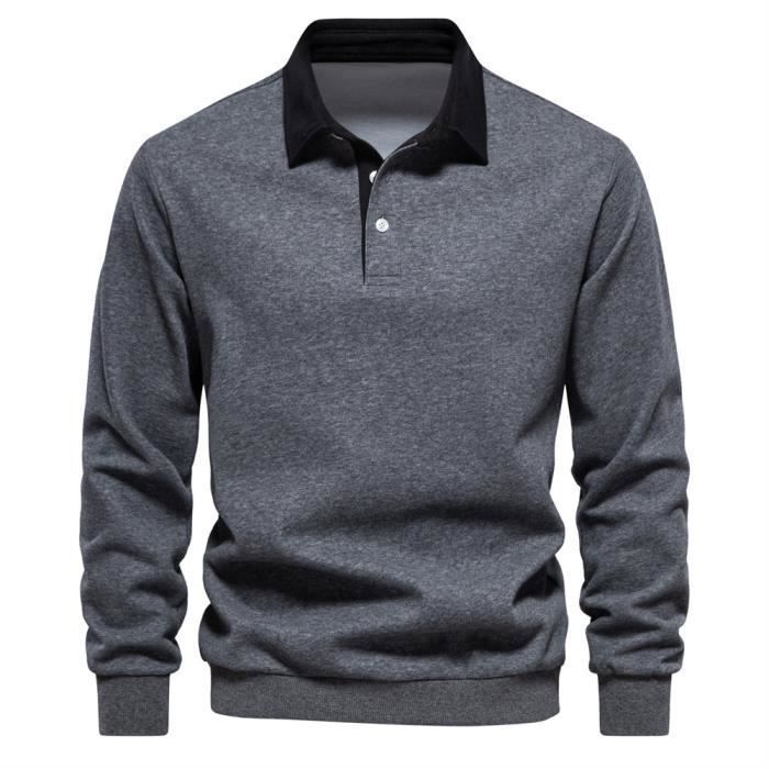 Pull Homme Manches Longues Printemps Et Automne Casual Pullover