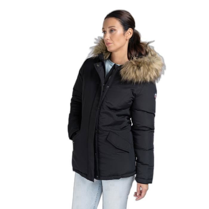 Doudoune hiver femme Lonsdale Kimmeridge Capuche Fausse