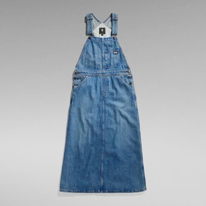Robe en jean femme G Star Deck 2.0 faded blue pool 2XS Faded blue pool Cdiscount Pret a Porter