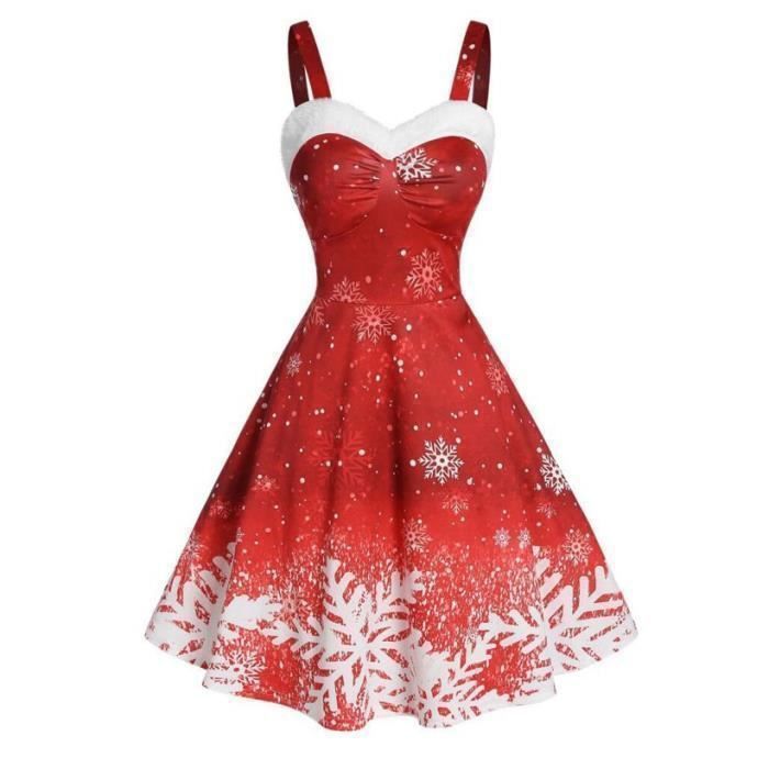 Robe De Noël Pour Femme – Style Scintillant Chic, Coupe A-Line Mi-longue, Idéale Pour Les Fêtes De Fin D'année