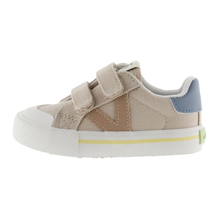 Victoria Baskets Enfant - VICTORIA - Aguamarina - Beige - Textile - Plat