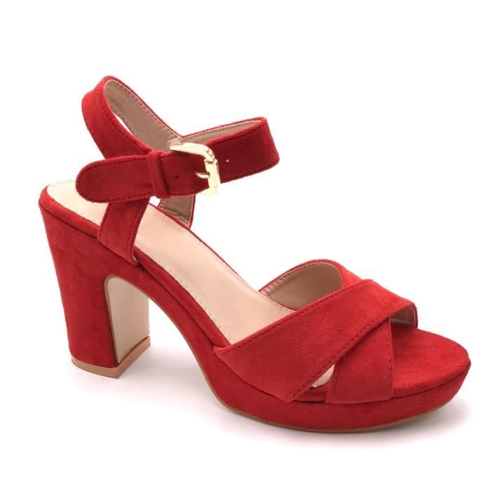 chaussure plateforme ouverte