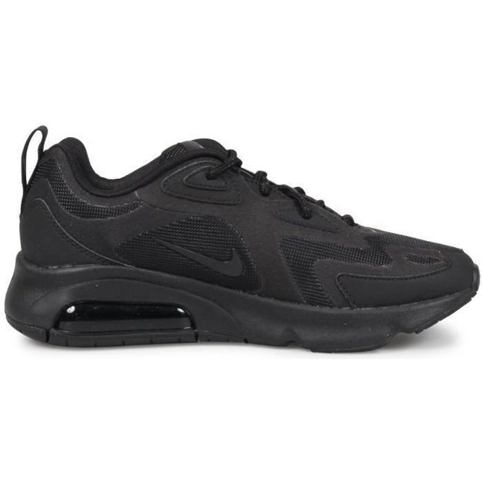 Basket Nike AIR MAX 200 - NIKE - Femme - Noir - Polyester - Lacets - Plat