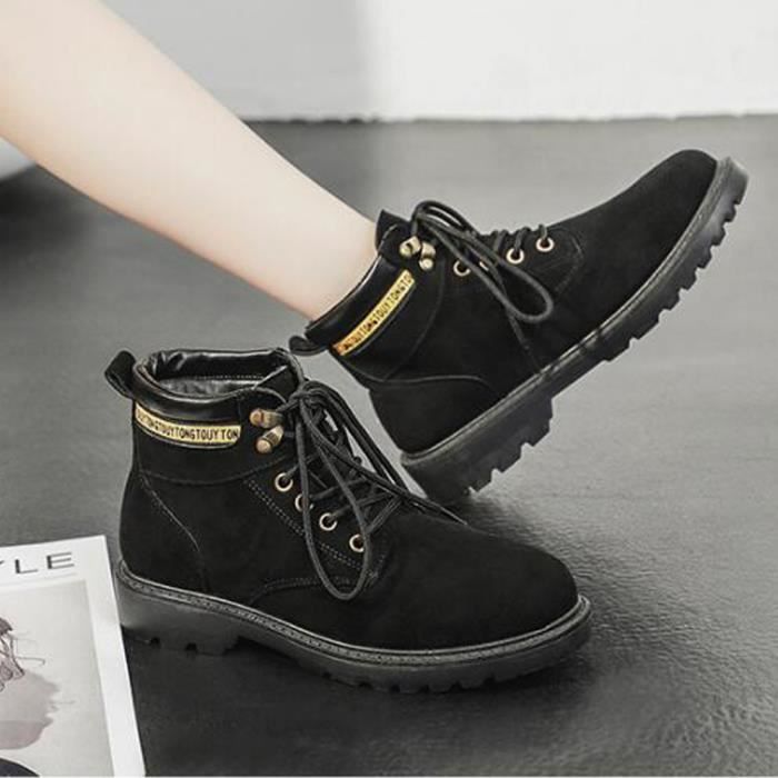 botte militaire femme