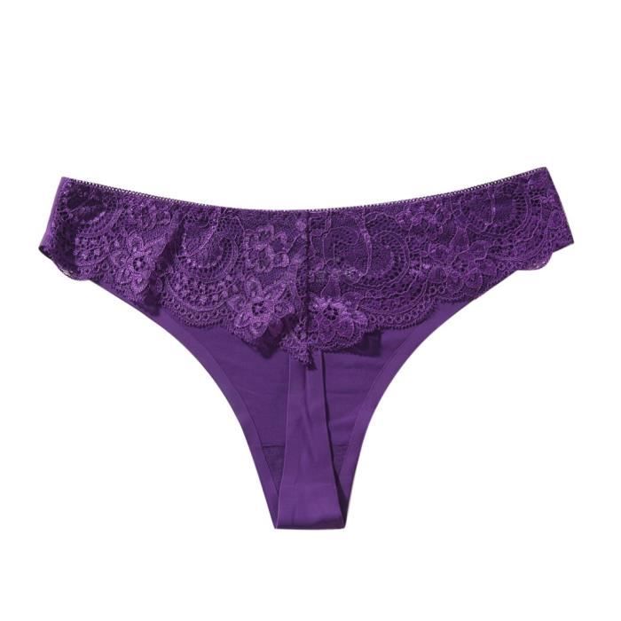 Slip Dentelle Taille Haute En Satin Floral Surdimensionné - Faux Soie - Neuf Avec étiquettes