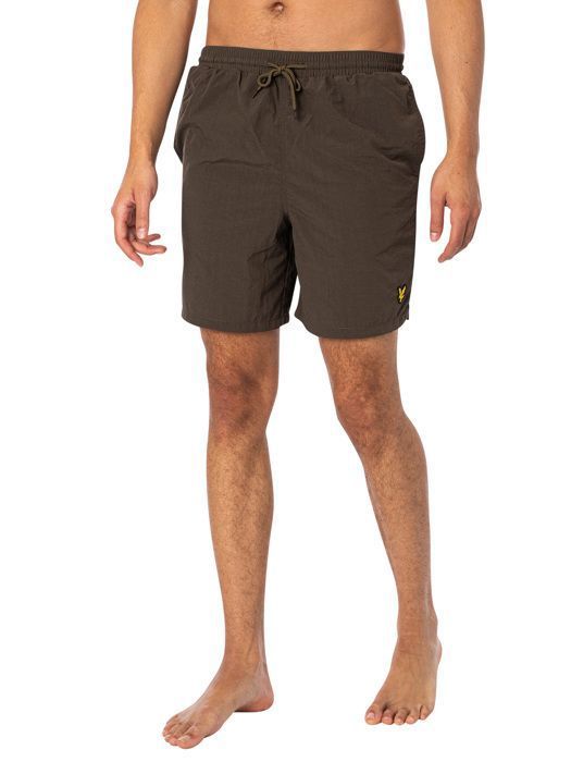 Short de bain - Lyle & Scott Plain - Homme - Vert olive - Respirant Short de bain - Lyle & Scott Plain - Homme - Vert olive - Respirant