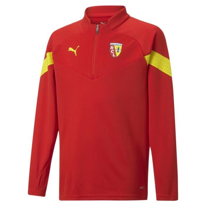 Veste de survetement Training enfant RC Lens 2022 23 rouge jaune or 14 ans Rouge jaune or Cdiscount Sport