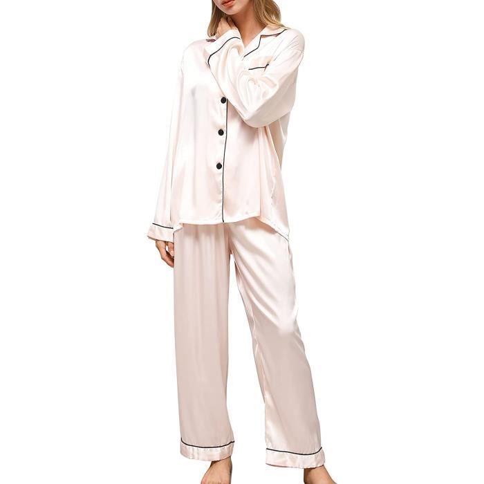 Ensemble de Pyjama Pièces en Satin